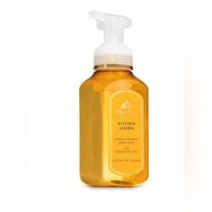 Bath & Body works White Barn Kitchen Lemon Gentle
Foaming Soap 8.75 oz.